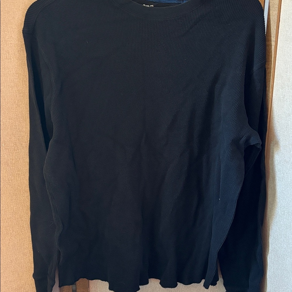 Gap Men's Black Long Sleeve Shirt xxl